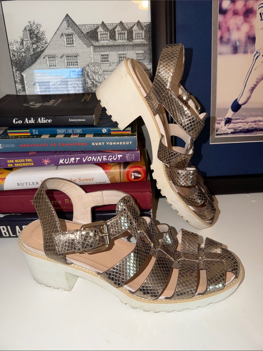 Hogan Platform Sandal